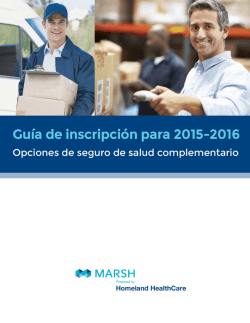 Guía de inscripción para 2015-2016