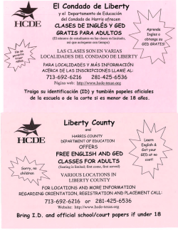 HCDE CLASES DE INGLÉS Y GED GRATIS PARA ADULTOS