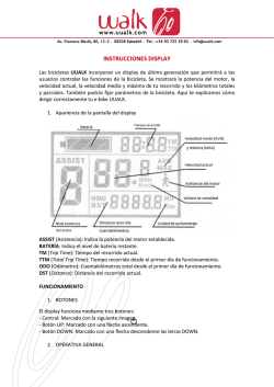 Display Instrucciones