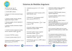 Sistemas de medidas angulares ejercicios propuestos