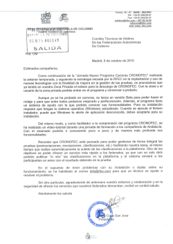 Aplicación y Vídeo Formación CRONOFEC