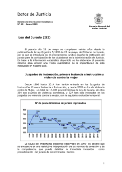 Ley del Jurado (III)