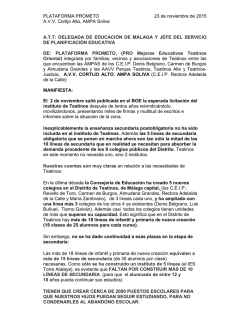 Escrito Plataforma PROMETO+A.V.V. Cortijo Alto+AMPA Soliva_23