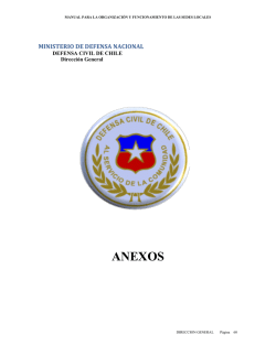 anexos manual - Defensa Civil