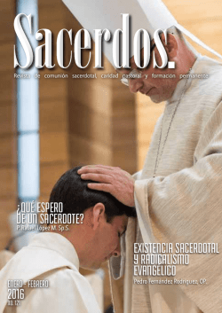 ¿QUÉ ESPERO DE UN SACERDOTE