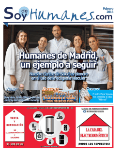 H umanes de Madrid, un ej emplo a seguir