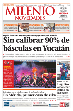 Sin calibrar 90% de b&aacute;sculas en Yucat&aacute;n