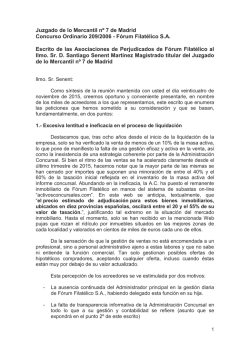 escrito al juez Senent en pdf - Asociación Perjudicados Fórum Madrid