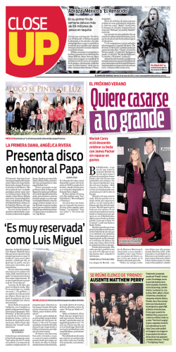Presenta disco - El Diario de Coahuila