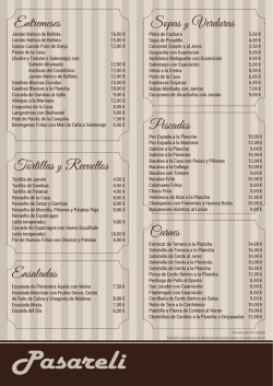 Carta Restaurante