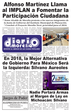 Alfonso Martínez Llama al IMPLAN a Fomentar la