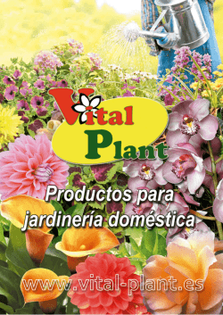 CATÁLOGO VITAL PLANT 2016 - fertilizantes nutri plant sl