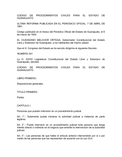 Código de Procedimientos Civiles