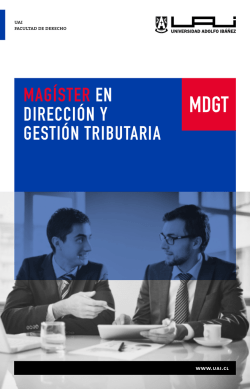 Descargar Folleto - Universidad Adolfo Ibáñez