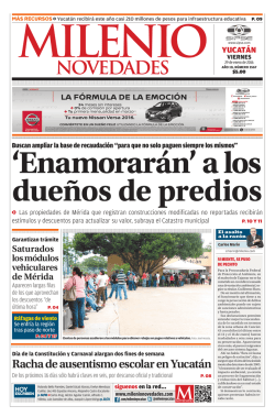 `Enamorarán` a los dueños de predios
