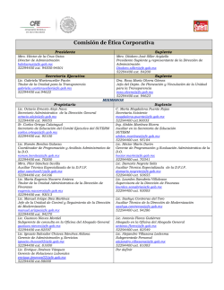 Comisi&oacute;n de &Eacute;tica Corporativa