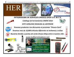 1 INTEGRADORA DE SERVICIOS OROZCO SHOP SA de CV