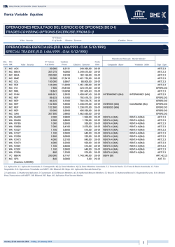 OPERACIONES ESPECIALES (R.D. 1.416/1991