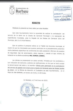 Descargar Edicto - Ayuntamiento de Barbate