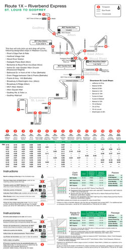 Route 1X – Riverbend Express
