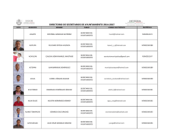 directorio de secretarios de ayuntamiento 2014-2017