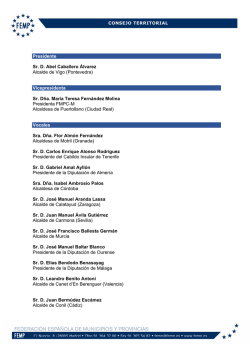 Consejo Territorial 2015-2019