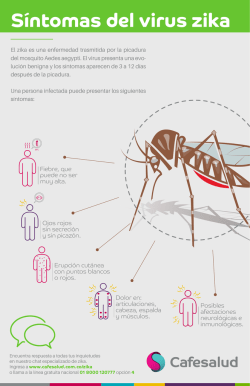 Síntomas virus zika