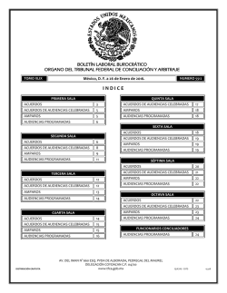 26 - Tribunal Federal de Conciliación y Arbitraje