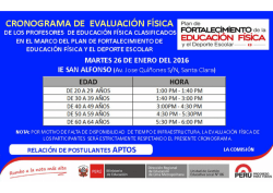 FORTAUECIMIENTO de la - UGEL-06