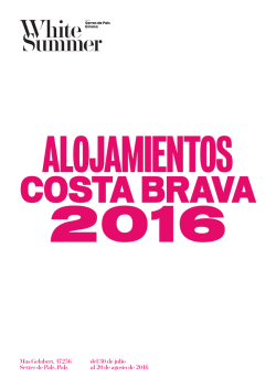 Alojamientos Costa Brava