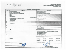 S EG OB [ $$$ ¿_ la M msrrrum NACIONAL DE MIGRACIÓN