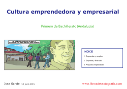 Cultura emprendedora y empresarial