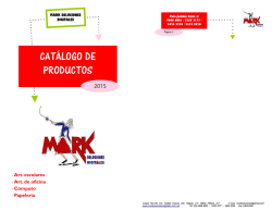 CATÁLOGO DE PRODUCTOS - Inicio | MARK Soluciones Digitales