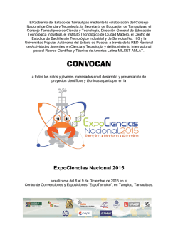 ExpoCiencias Nacional 2015