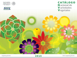 Catálogo Nacional de Variedades Vegetales - snics