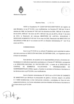 RESOLUCION MS 117-2015 Subsidio Nacional Bomberos