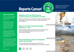Reporte Camurí Diciembre 2015