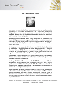 Biografía José Corsino Cárdenas