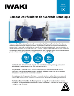 Bombas Dosificadoras de Avanzada Tecnología