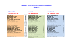 Asignación de Laboratorio y Mesas
