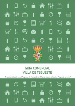 guía comercial - Ayuntamiento de Tegueste