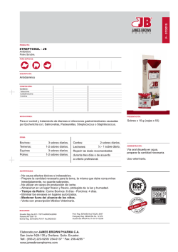pnooucro: STREPTOSUL - JB Antibiótico Polvo Soluble.