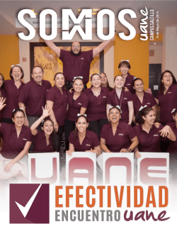 8 de M ayo de 2015 - Universidad Autónoma del Noreste, UANE