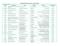 exportortadores de café verde - Federación Nacional de Cafeteros