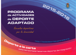 programacion deporte adaptado temporada 2015-2016