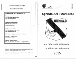 Agenda del Estudiante - Preparatoria 1