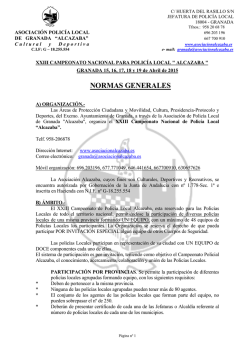 alcazaba - XXIV CAMPEONATO NACIONAL DE POLICIAS