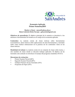 Programa y Bibliografía - Universidad de San Andrés