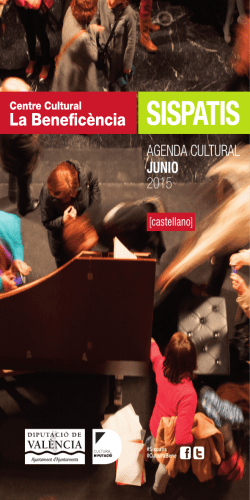 AGENDA CulturAl JUNIO 2015