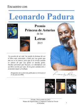 Leonardo Padura - Biblioasturias